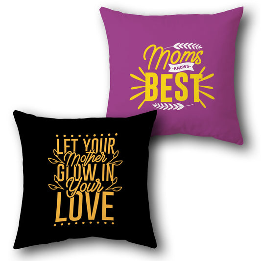 "Mom Knows Best" Cushion (Front & Back)