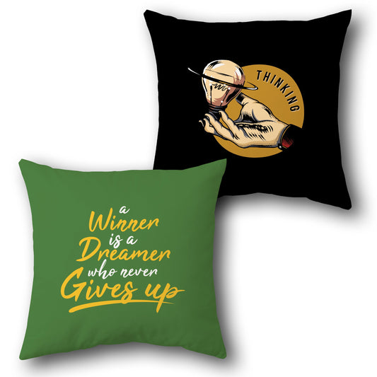 "Winner Dreamer" Cushion (Front & Back)