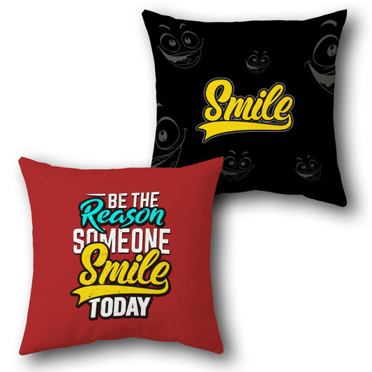 "Be the Reason to Smile" Cushion (Front & Back)