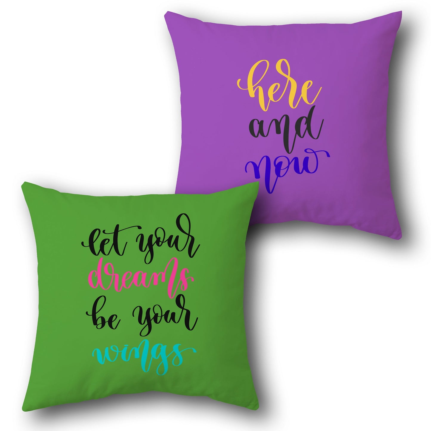 "Dreams Be Your Wings Cushion (Front & Back)"