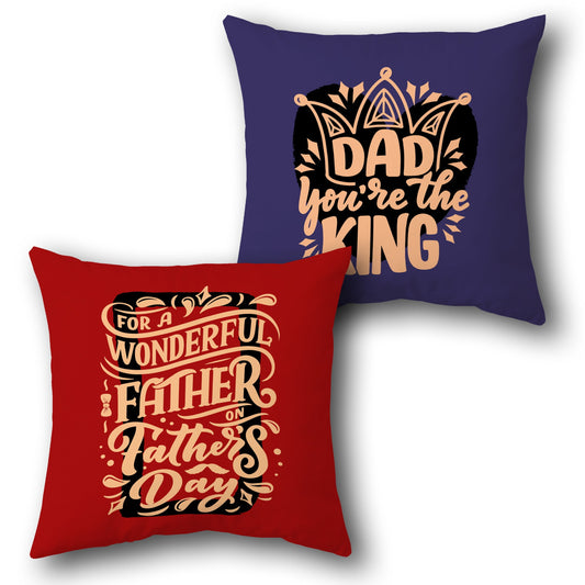 Father's Day King Cushion (Front & Back)