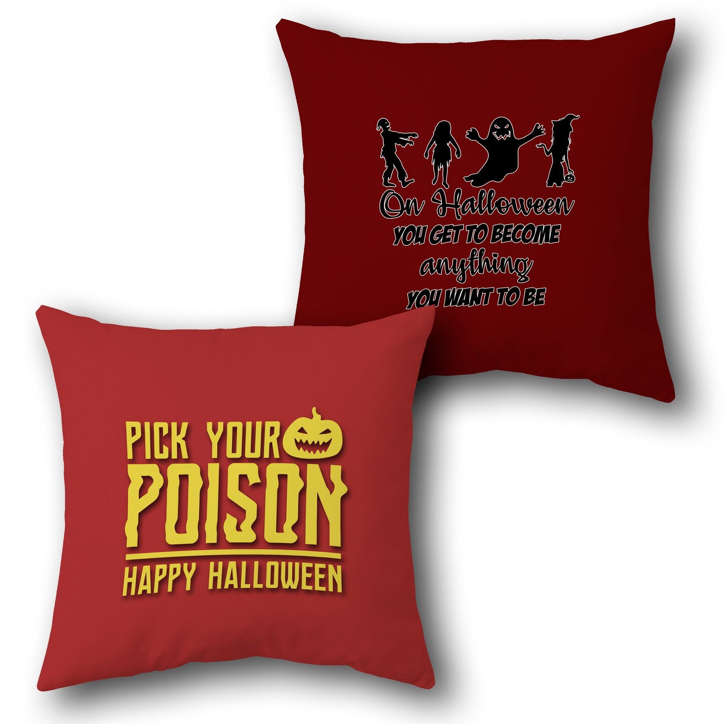 Halloween Spooky Cushion (Front & Back)