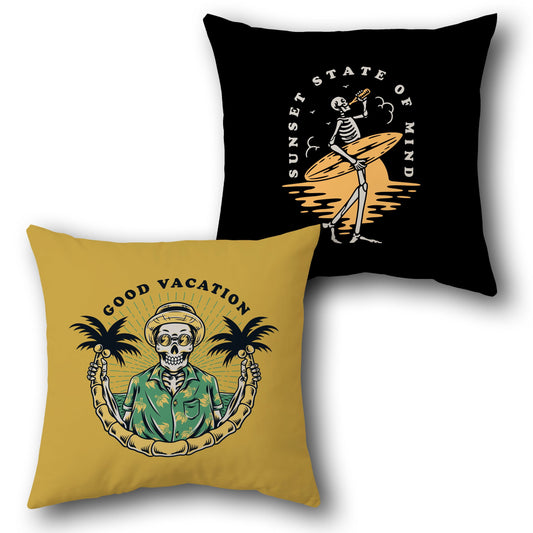 Sunset Vacation Cushion (Front & Back)