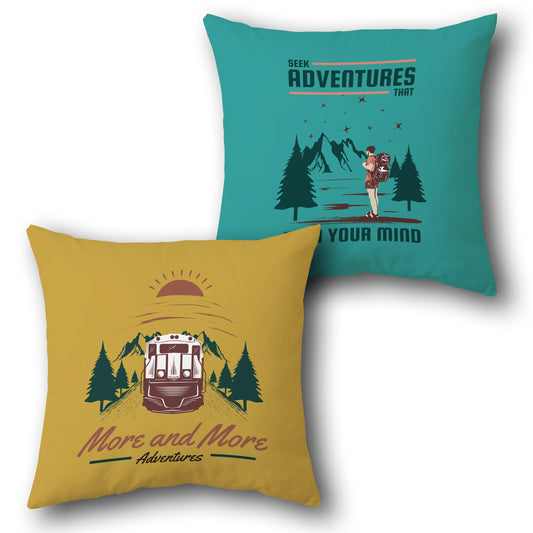 Seek Adventures Cushion (Front & Back)