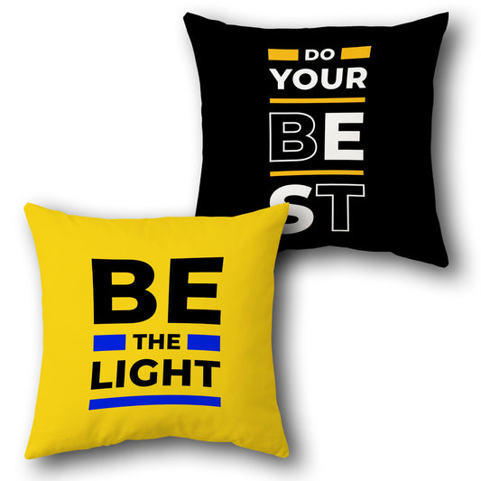 Shine Bright Dual-Design Cushion (Front & Back)