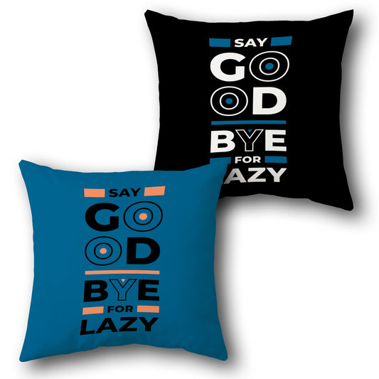 Say Goodbye Lazy Cushion (Single, Front & Back)