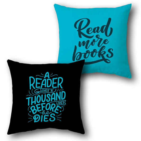 Reader's Life Cushion (Front & Back)