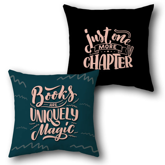 Books Are Magic Cushion (Front & Back)