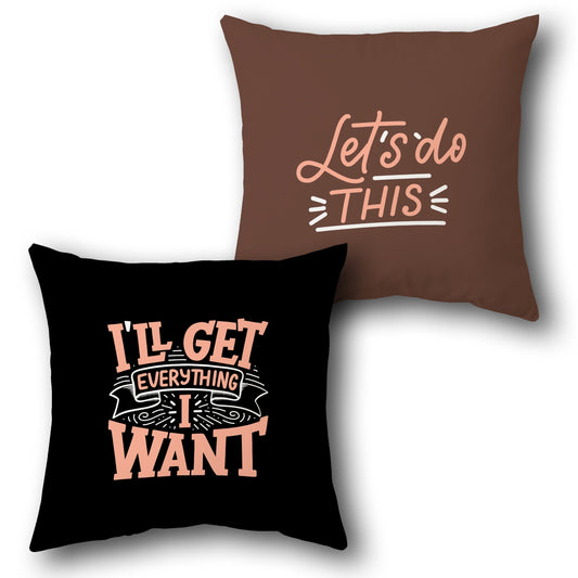 Let's Do This Cushion (Front & Back)