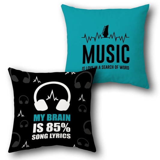 "Music Pulse" Cushion (Front & Back)