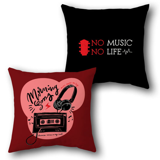 "Morning Music" Cushion (Front & Back)