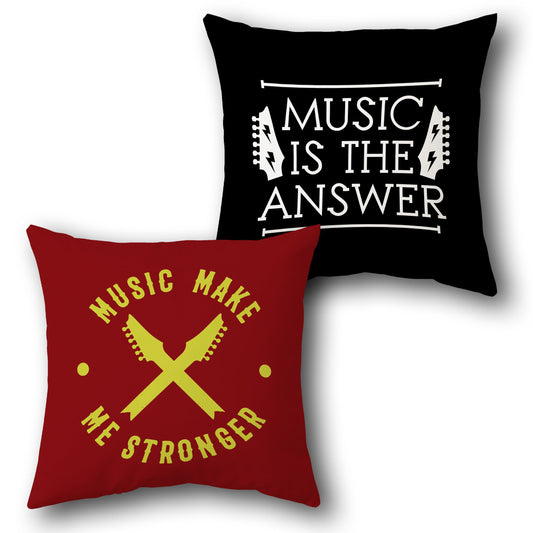 "Music Strength" Cushion (Front & Back)