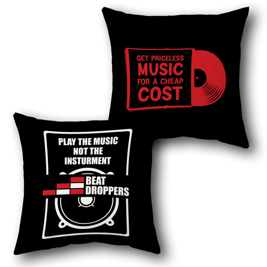 "Beat Dropper" Cushion (Front & Back)