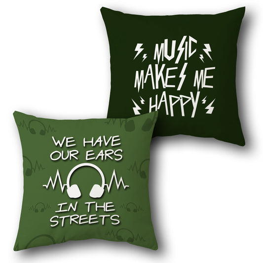 "Street Music" Cushion (Front & Back)
