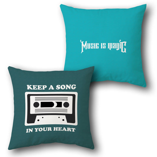 "Magic Song" Cushion (Front & Back)