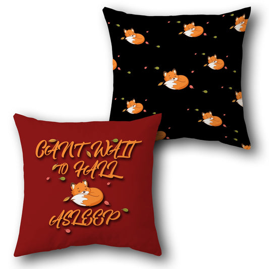 "Fall Fox" Cushion (Front & Back)