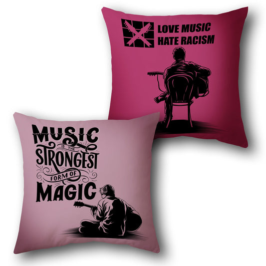 Music Magic Single Cushion (Front & Back)