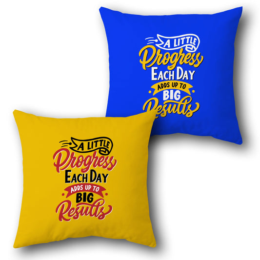 Progress Motivator Single Cushion (Front & Back)