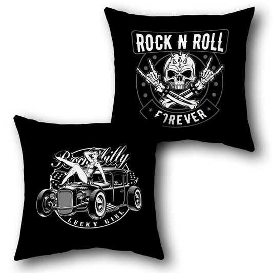 Rockabilly Forever Single Cushion (Front & Back)