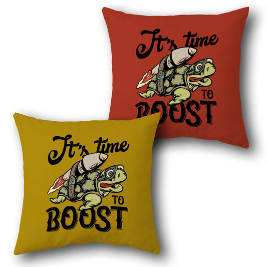 "It's Time to Boost (Front & Back) Cushion"