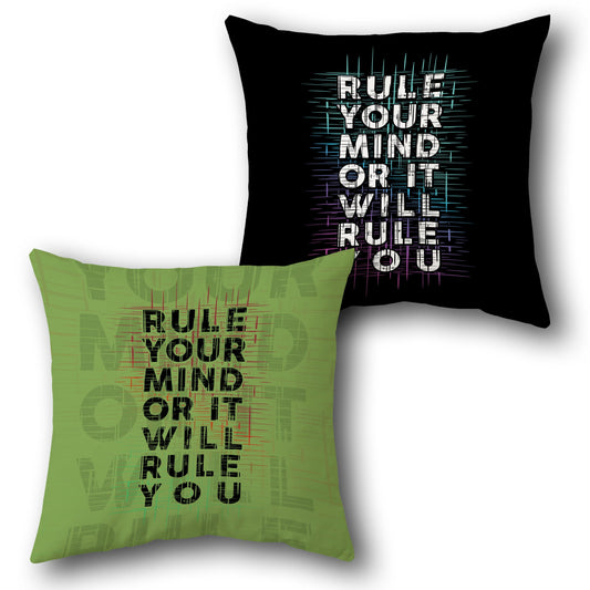 Rule Your Mind Cushion (Front & Back)