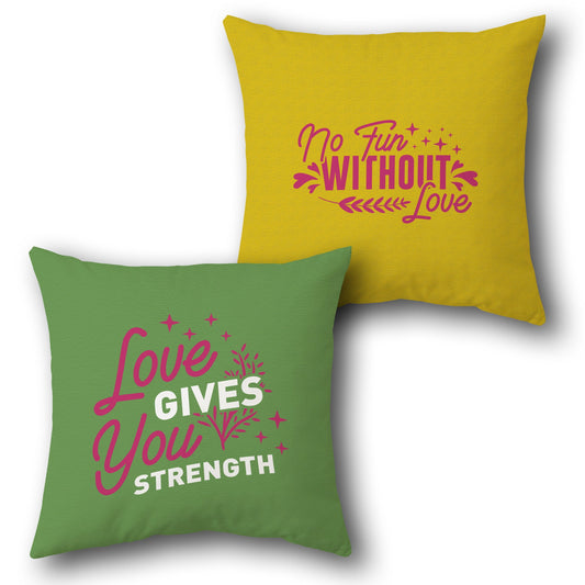 Love and Strength Cushion (Front & Back)