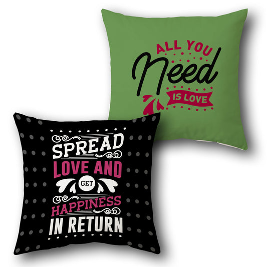 Spread Love Cushion (Front & Back)