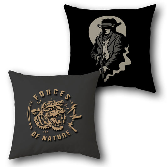 Forces of Nature Tiger Cushion (Front & Back)