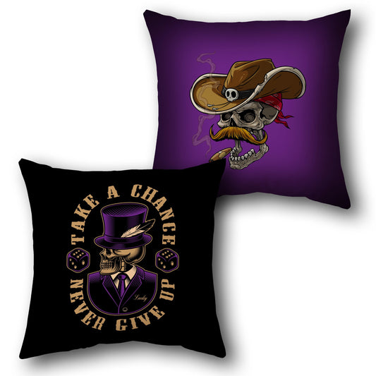 "Take a Chance" Cushion Single (Front & Back)