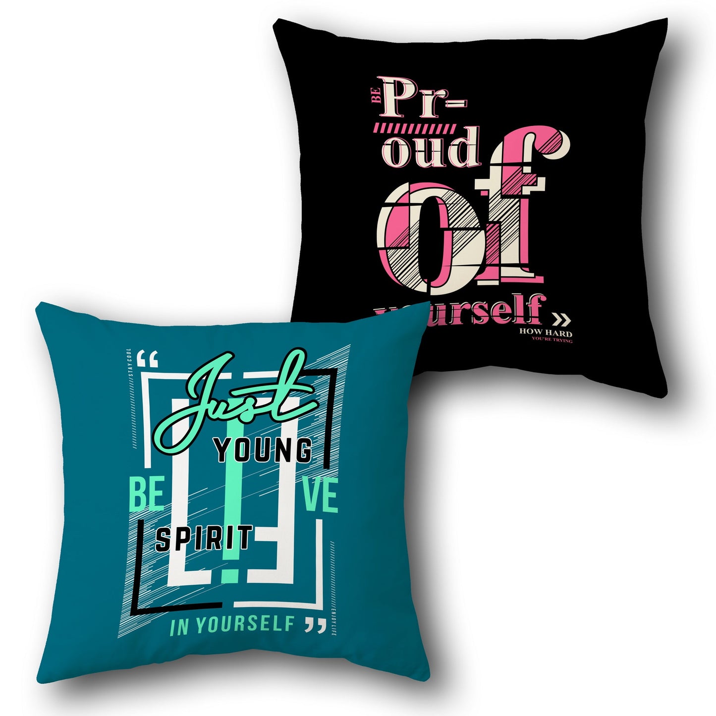 "Proud Spirit" Cushion Single (Front & Back)