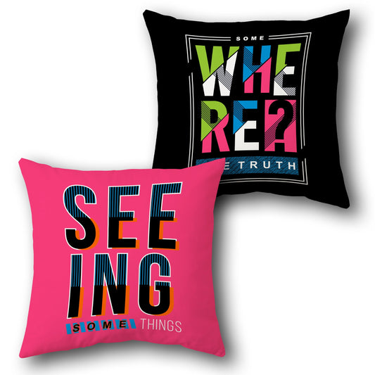 "Where the Truth" Cushion Single (Front & Back)