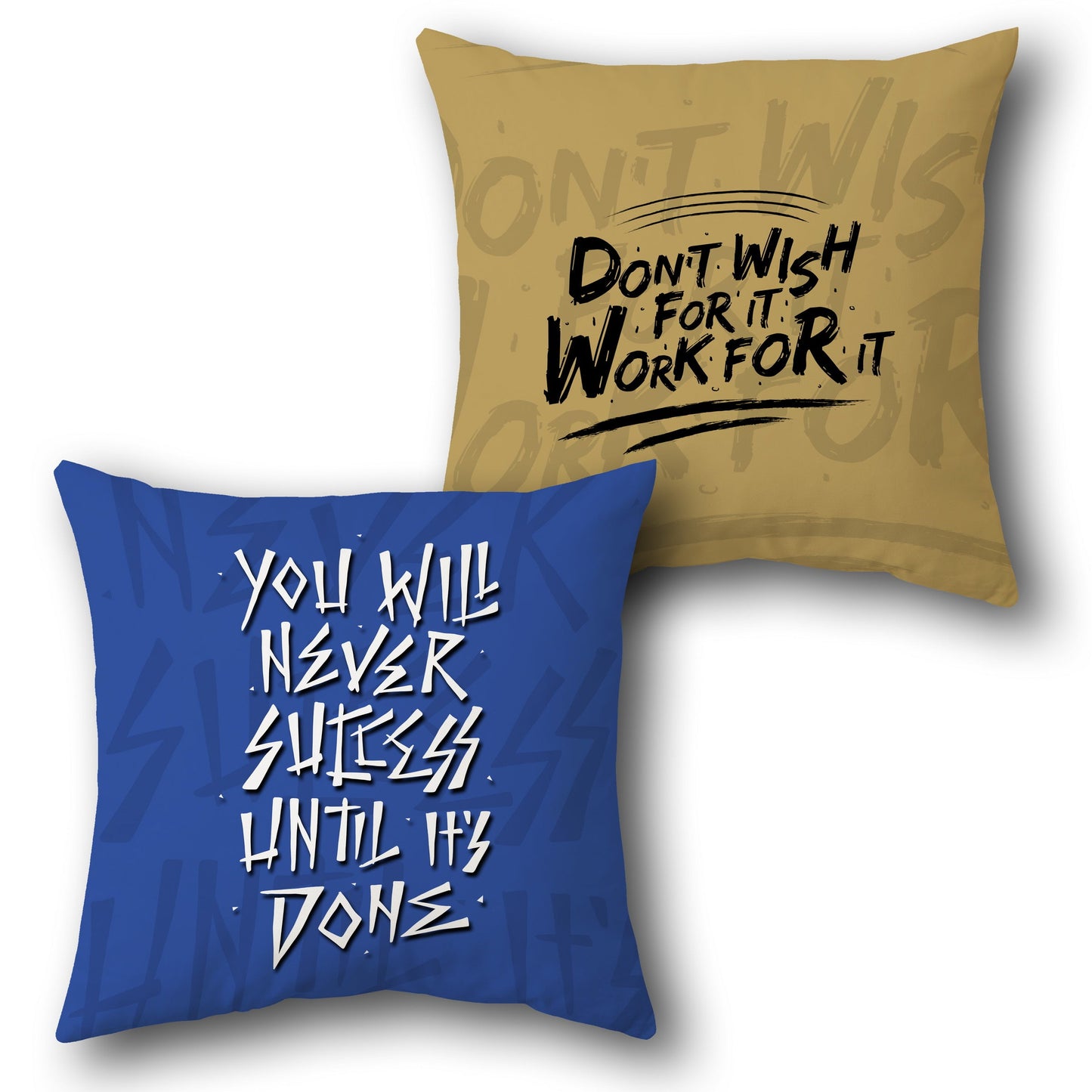 "Work For It" Cushion (Front & Back)