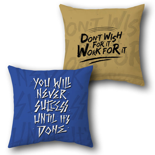 "Work For It" Cushion (Front & Back)
