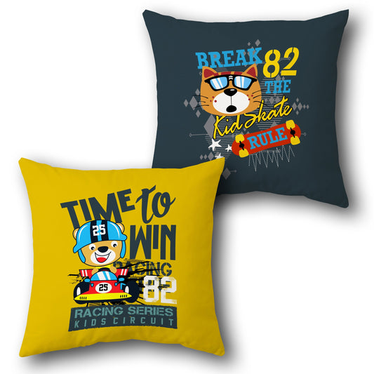 "Kid Skate Rule" Cushion (Front & Back)