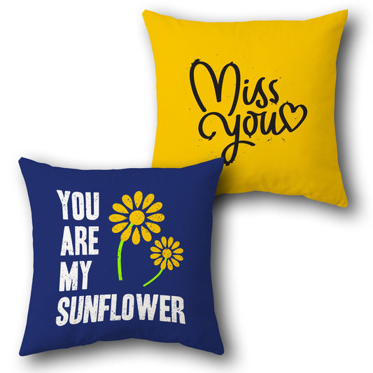 You Are My Sunflower Cushion (Front & Back)