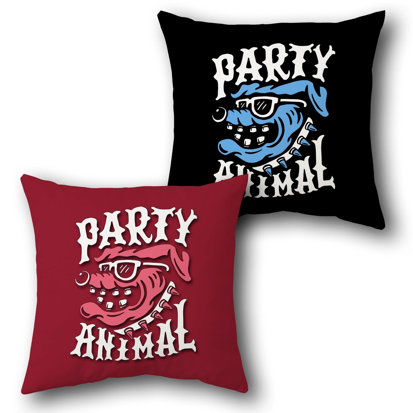 "Party Animal" Fun Cushion ( Front & Back)