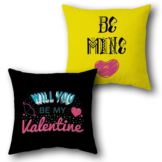 "Will You Be My Valentine?" Cushion (Front & Back)