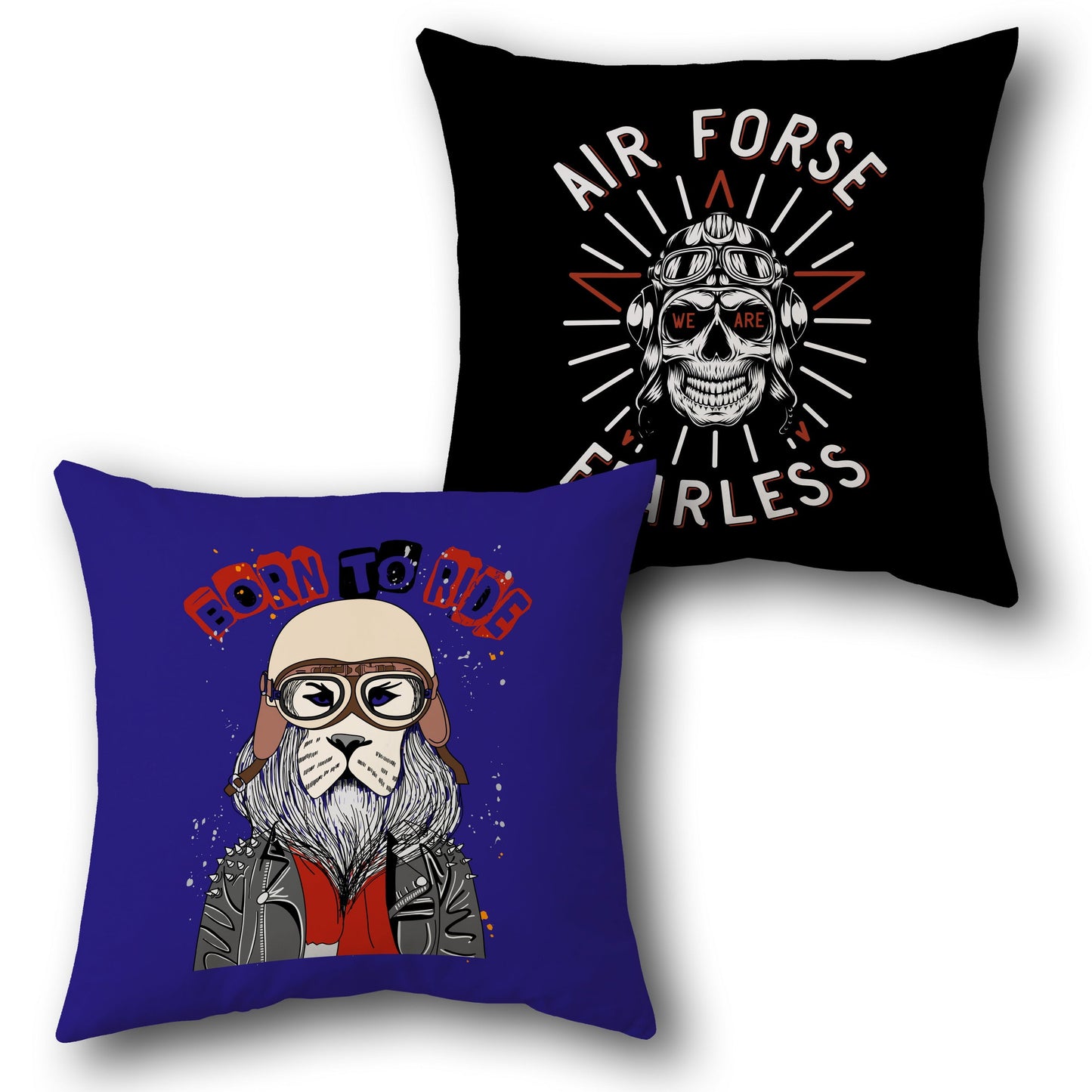 Air Force Fearless Rider Cushion (Front & Back)