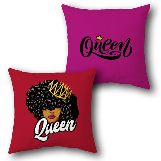 Queen Crowned Cushion (Front & Back)