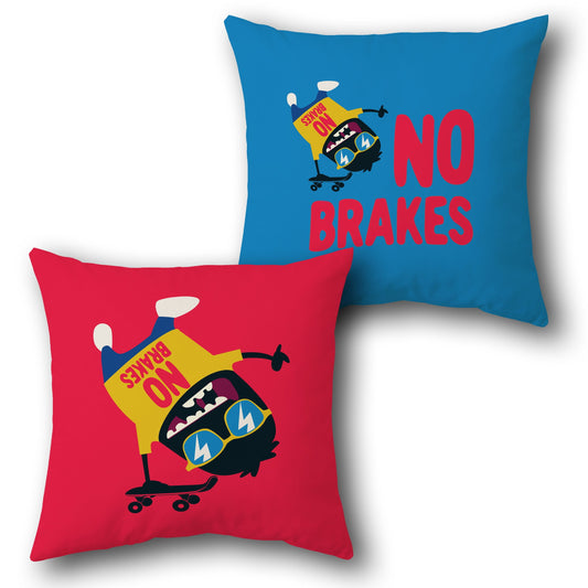 No Brakes Skateboard Cushion (Single, Front & Back)