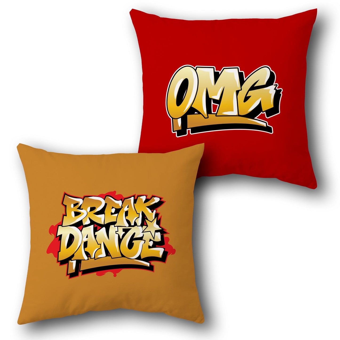 Break Dance OMG Cushion (Front & Back)