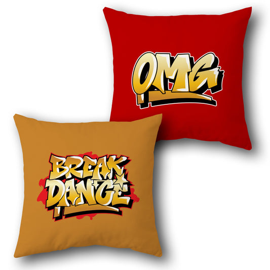 Break Dance OMG Cushion (Front & Back)