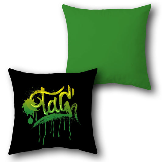 Tag Graffiti Cushion (Front & Back)
