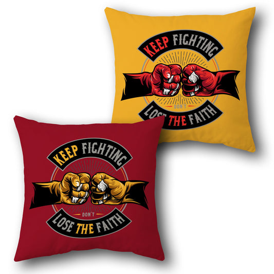 Keep Fighting Cushion (Front & Back)