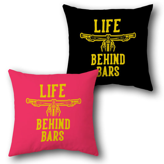 Life Behind Bars Cushion (Front & Back)