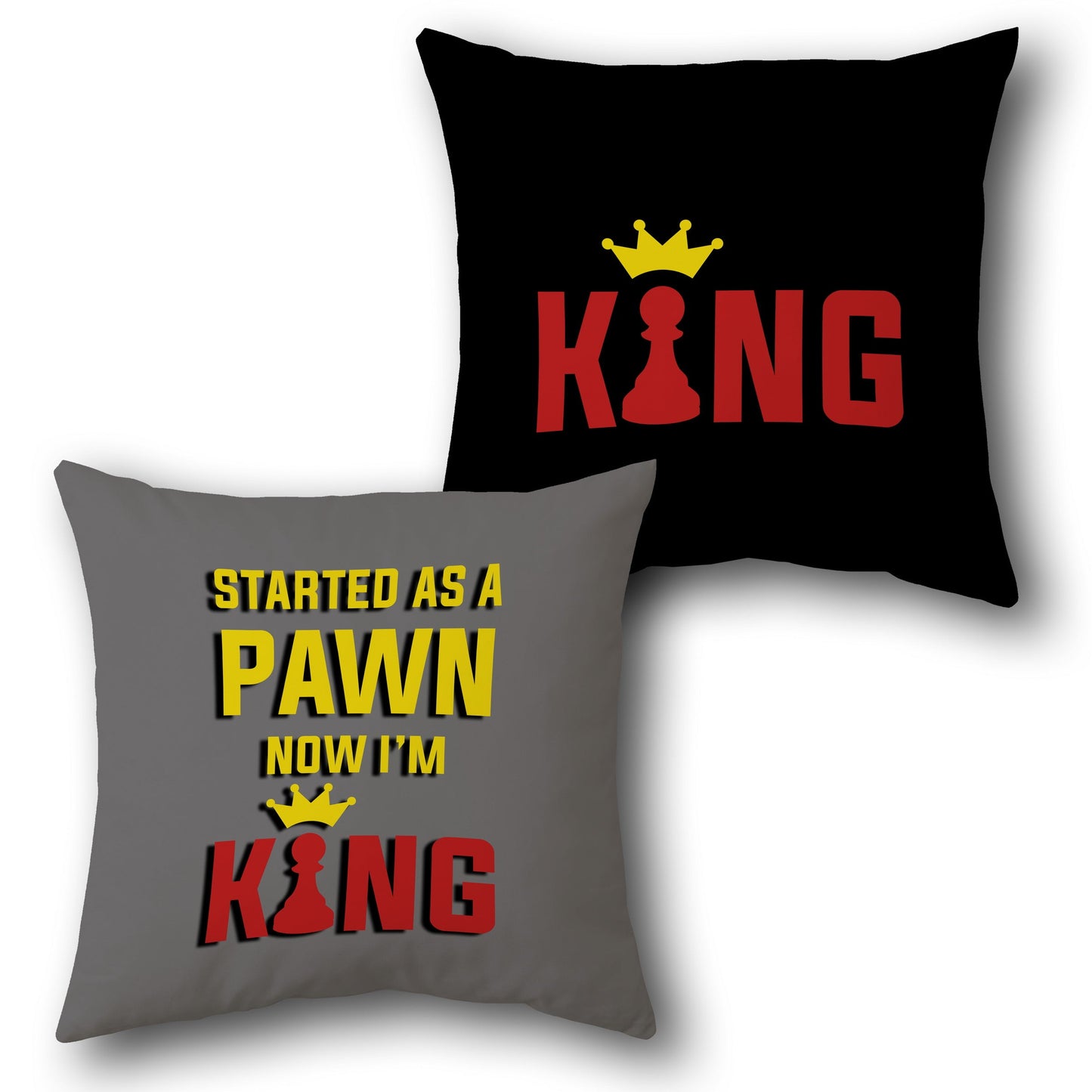 Pawn to King Cushion (Front & Back)