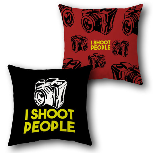 Photographer's Humor Cushion (Front & Back)"