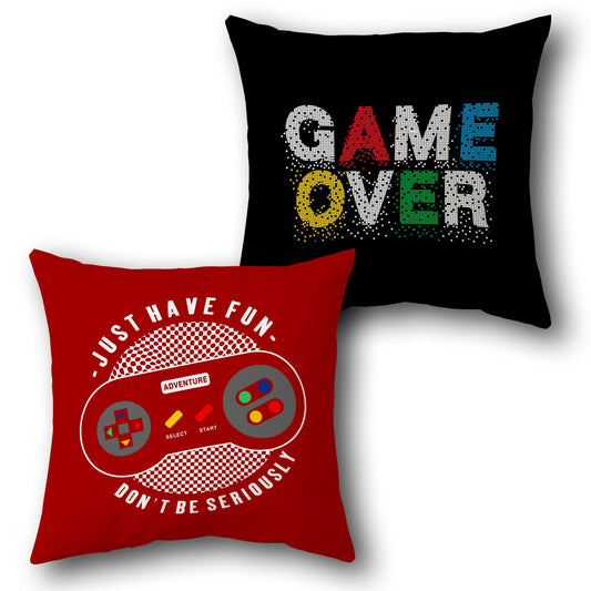 Game Over Fun Cushion (Front & Back)