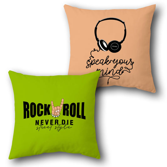 Rock Never Die Cushion (Front & Back)