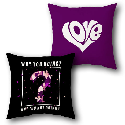 Why You Doing Cushion (Front & Back)